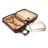 Hartmann Vigor 2 Carry On Spinner, Hardsided Rolling Luggage in Glacial Silver