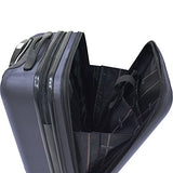 Mia Toro Italy Tasca Moderna Hardside Spinner Luggage 3 Piece Set - Burgundy