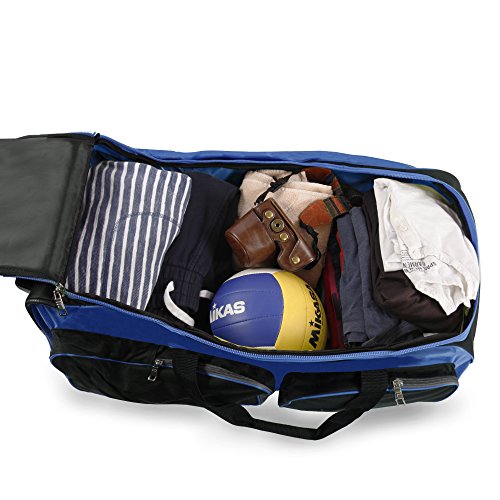 Fila FLLUD532BL 32inch Lightweight Rolling Duffel, Blue