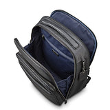 Samsonite Mens Leather Classic Traditional Backpack Black