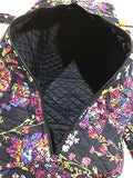 Vera Bradley Small Duffel Bag (Midnight Wildflowers)