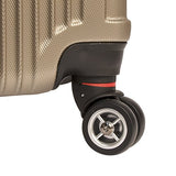 Mancini Santa Barbara 24" Lightweight Spinner Luggage in Black