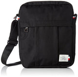 Tommy Hilfiger Mens Tommy Slim Reporter Laptop Bag Black (Black)