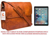 Urban Leather Messenger Bags for Men & Women New Job Gifts for Teen Boys - Laptop Shoulder Bag -