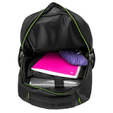 Vangoddy Universal Padded Zipper Backpack Satchel Travel Casual Daypack (Green) For Lenovo Yoga 710