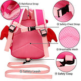 Cute Dinosaur Toddler Backpack for Girls Safety Harness Kids Preschool Rucksack