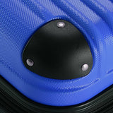 Goplus New Globalway 20" Expandable Abs Carry On Luggage Travel Bag Trolley Suitcase (Navy)