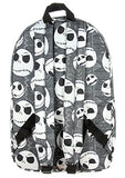Nightmare Before Christmas Jack Skellington Head Print School Laptop Backpack Book Bag