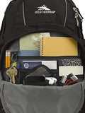High Sierra Swerve Laptop Backpack, Black