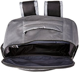 Warner Brothers Boys' Batman Vs. Superman Logo Backpack, Grey/black