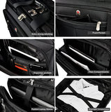 Executive Laptop Roller Bag Wheeled Pilot Case Briefcase Overnight & 15" - 17" Laptop Compartment