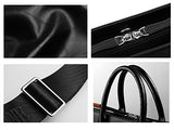 Saierlong New Mens Black Genuine Leather Briefcase Shoulder Laptop Business Bag