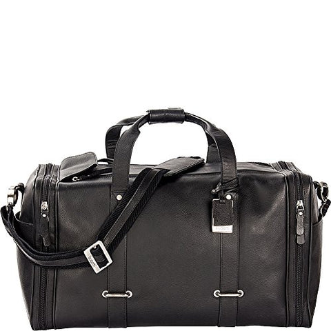 Bugatti Bello Leather Duffle Bag (Black)