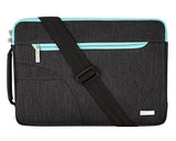 MOSISO Polyester Fabric Sleeve Case Cover Laptop Shoulder Briefcase Bag Compatible 13-13.3 Inch