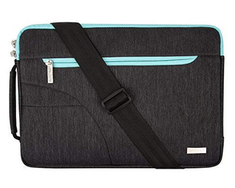 MOSISO Polyester Fabric Sleeve Case Cover Laptop Shoulder Briefcase Bag Compatible 13-13.3 Inch