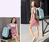 Rolling Backpack Wheeled School Travel Backpack High Capacity Can Climbing Stairs Waterproof