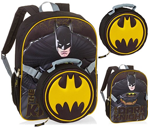  Customer reviews: DC Comics Batman Gold Metal Plate Black  Backpack