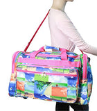 World Traveler Value Series Summer 22-Inch Carry Duffel Bag, Surf, One Size