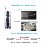 Luggage Cover Protector Clear Pvc Suitcase Protective Case With Black Zipper For Rimowa Topas…