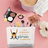 TSOTMO TV Show Inspired Gift I am Burdened with Glorious Purpose Novelty Cosmetic Bag Fans Gift Friendship Gift (glorious PURPOSE)