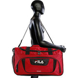 Fila Ace 2 Small Duffel Sports Gym Bag, Red, One Size