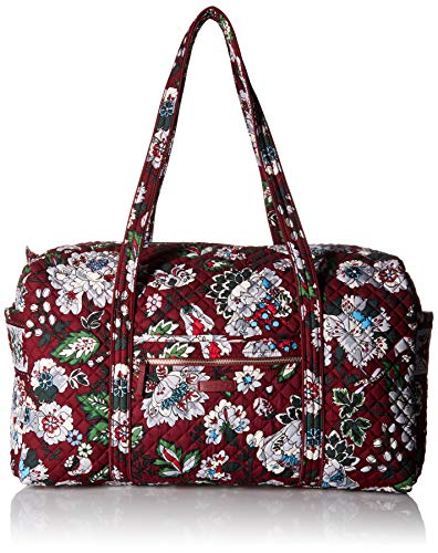 Vera Bradley Iconic Large Travel Duffel,  Signature Cotton, One Size