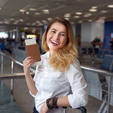 Passport Holder Cover Wallet Case - DESERTI BRANDS Leather RFID Blocking For Women Men - Brown