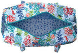 Vera Bradley Iconic Large Travel Duffel, Signature Cotton, Shore Thing
