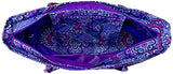 Vera Bradley Lighten Up Expandable Travel Tote Weekender Bag, Lilac Tapestry, One Size