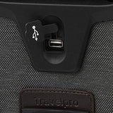 Travelpro Luggage Platinum Elite 20" Carry-On Intl Expandable Spinner W/Usb Port, Vintage Grey