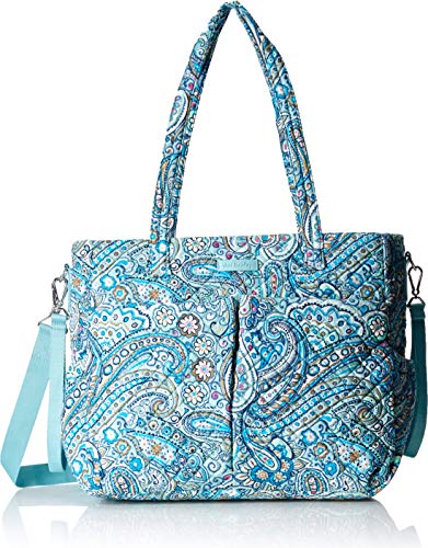 Vera Bradley womens Iconic Ultimate Baby Bag, Signature Cotton, Daisy Dot Paisley, One Size