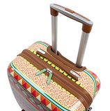 Lily Bloom Hardside 24" Design Pattern Spinner Luggage For Woman (24in, On the Prowl)