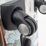 The classic Chariot Map 3-Piece Expandable Luggage Set