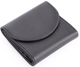 Royce Leather Women'S Rfid Blocking Compact Trifold Wallet In Leather, Black