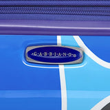 Gabbiano Camo Collection 3 Piece Hardside Spinner Set (Blue)