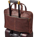 Claire Chase Legendary Professional Briefcase, Dark Brown, One Size