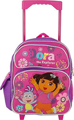Dora the Explorer 12 Inch Toddler Rolling Backpack