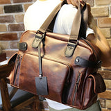 Tidog Korean Shoulder Package Bag Mens Tide Handbag