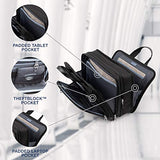 Travelpro Luggage Platinum Elite 16" Expandable Business Briefcase, Shadow Black, One Size
