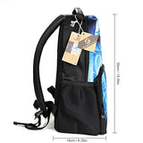 Koolertron 3D Skull Crossbone Print Daypack Backpack School Bag Multicoloured Boys Girls School