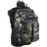 Fuel Wide Mouth Sports Backpack with Laptop Compartment for School, Travel, Outdoors - Olive