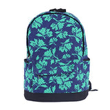 Damara Womens Maple Leaf Printed Canvas Weekender Shoulders Bag,Green