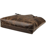 Womens Vintage Leather Tote Bag Shoulder Sling Laptop Bag Handle Satchel Coffee