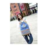 S Kaiko Stripe Canvas Backpack School Bakcpack For Women And Men School Bag Daypack Rucksack