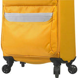 Mia Toro Bernina Softside Spinner Luggage 3 Piece Set, Yellow