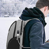 Business Laptop Backpack, HiOrange Travel Anti Theft Computer Backpack with USB Charging Port,