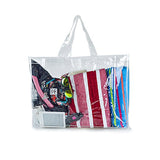 Estarer Travel Beach Bag Waterproof Swimming Security Large Shoulder Clear Tote Bag