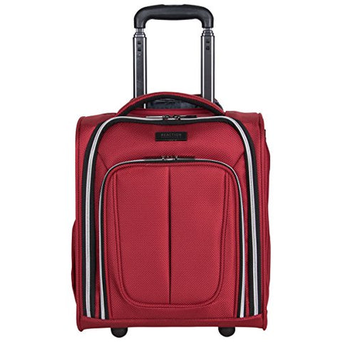 Kenneth Cole Reaction Lincoln Square 16" 1680d Polyester 2-Wheel Underseater Carry-on, Red