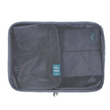 6 Set Packing Cubes/Travel Cubes - Travel Organizers with Shoe Bag-Gray
