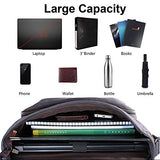 Estarer Computer Messenger bag Water-resistance Canvas Shoulder Bag 15.6 Inch Laptop for Travel Work